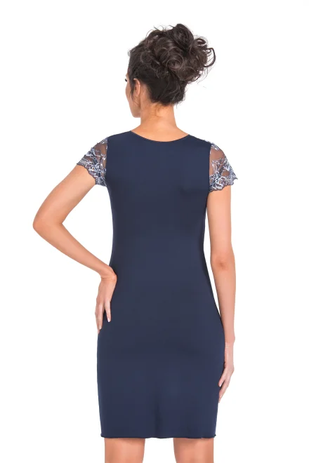 Noční košilka Gloria Dark blue - Tmavě modrá