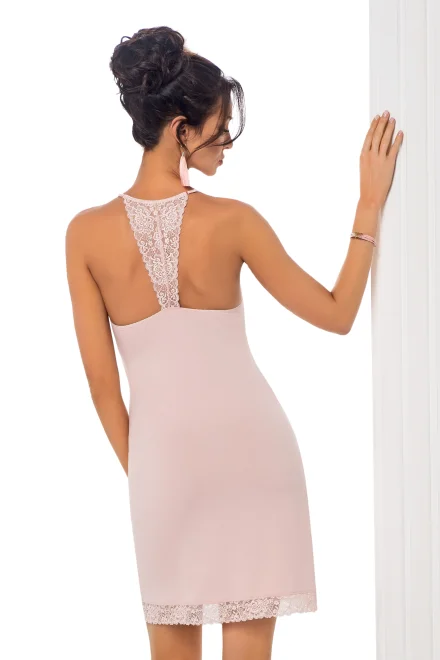 Noční košilka Klaudia Pink - Světle růžová