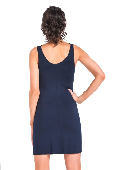 Noční košilka Irina Dark Blue - Tmavě modrá