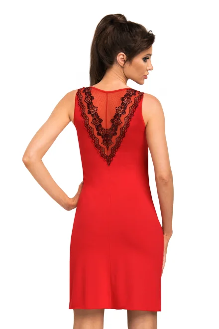 Noční košilka Jasmine Red - Červená