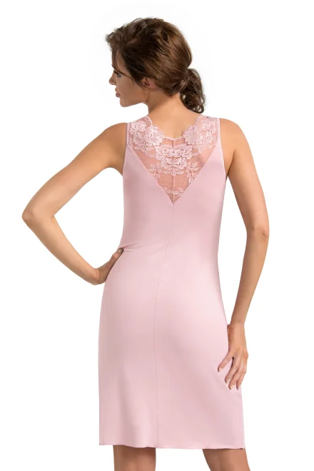 Noční košilka Simone Powder Pink - Světle růžová