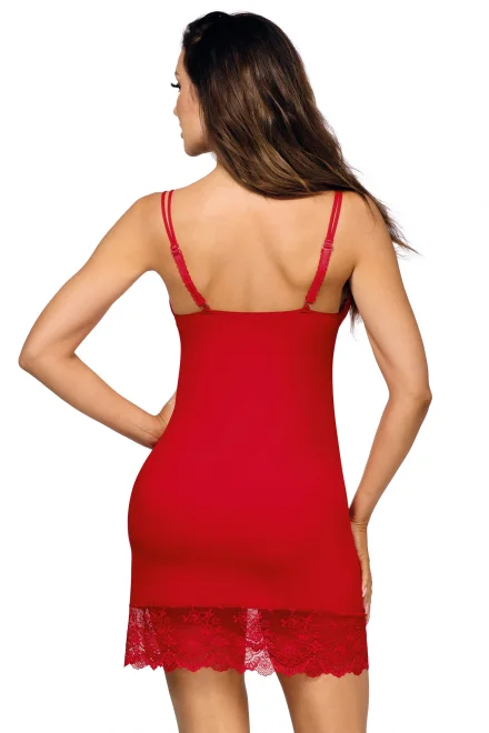 Noční košilka Pamela Red - Červená