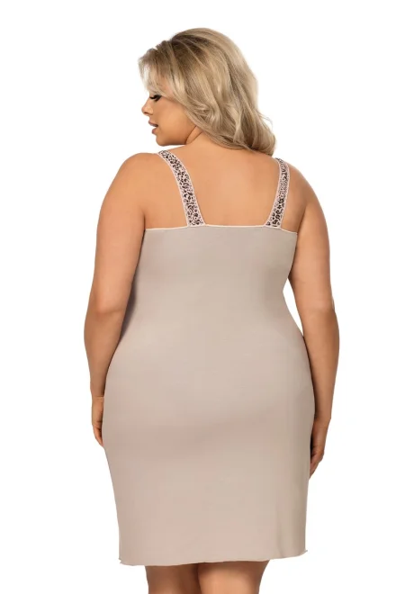 Noční košilka Selma Maxi - Béžová