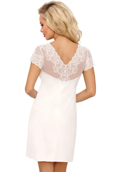 Noční košilka Ivana - luxusní střih - Ecru