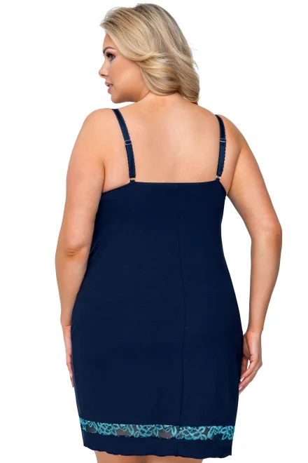 Noční košilka Alexia Dark Blue Maxi