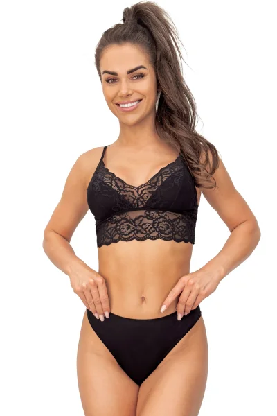 Podprsenkový top 244 - Černá