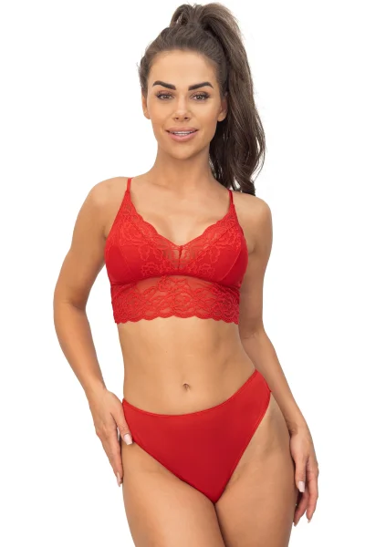 Podprsenkový top 244 - Červená