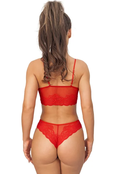 Podprsenkový top 244 - Červená