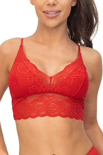 Podprsenkový top 244 - Červená