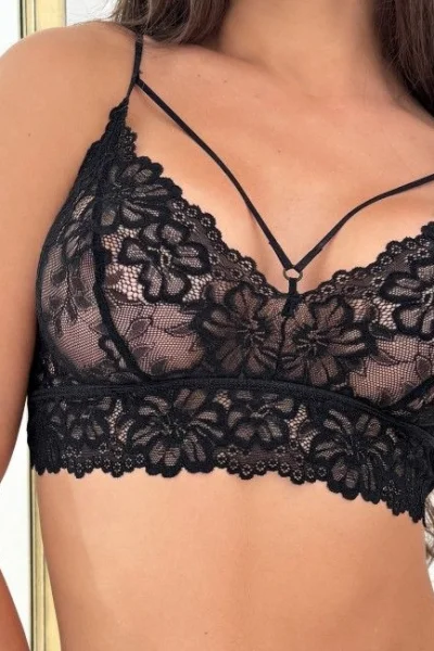 Nevyztužená podprsenka 245 - bez kostic - Černá