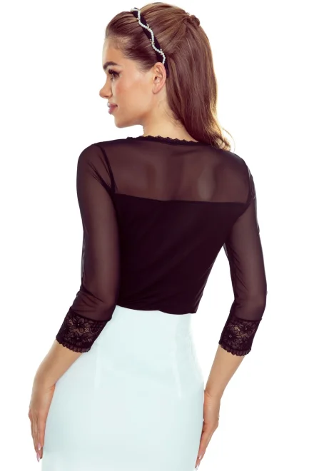 Halenka Triss - 3/4 rukáv - Černá