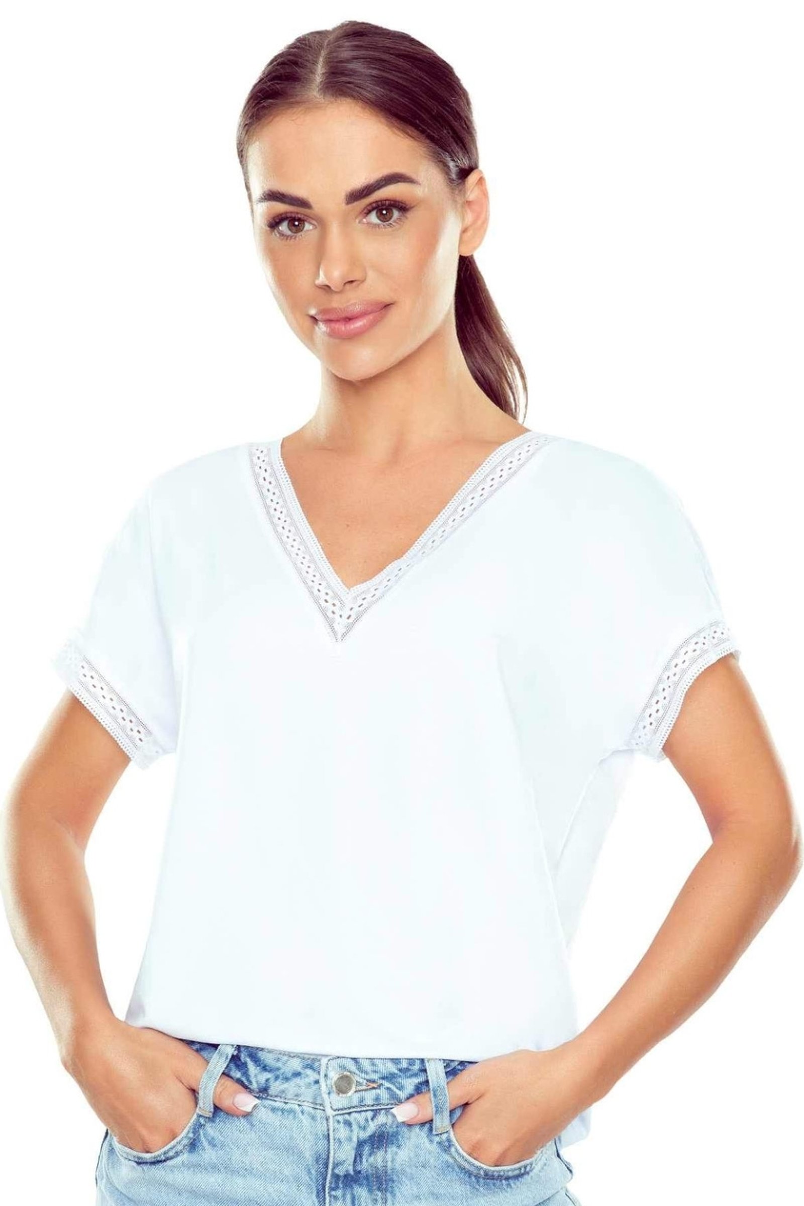 Halenka Eldar Flaviana Bílá 3XL