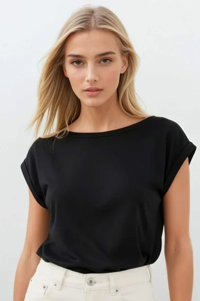 Halenka Norilla - bavlna - Černá