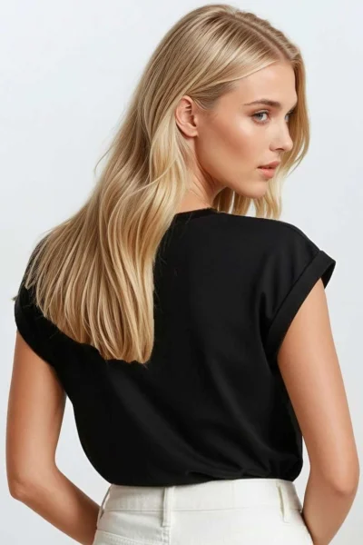 Halenka Norilla - bavlna - Černá