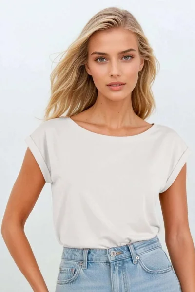 Halenka Norilla - bavlna - Bílá