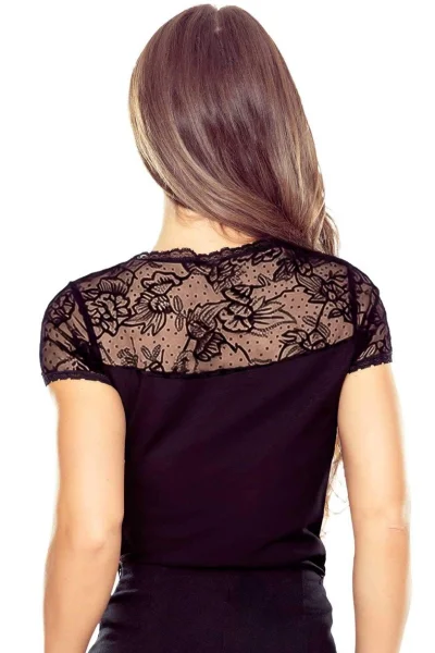 Halenka Toshi - viskóza - Černá