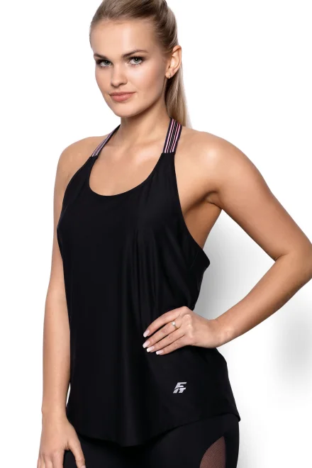 Sportovní tílko Adriana Fit - Černá
