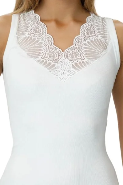 Tílko - viskóza Marcela - Bílá