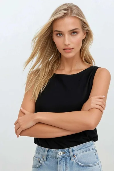 Dámské tílko Jakina - Černá