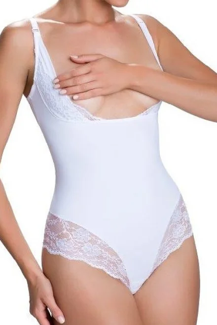 Stahovací body Vanilia - Bílá