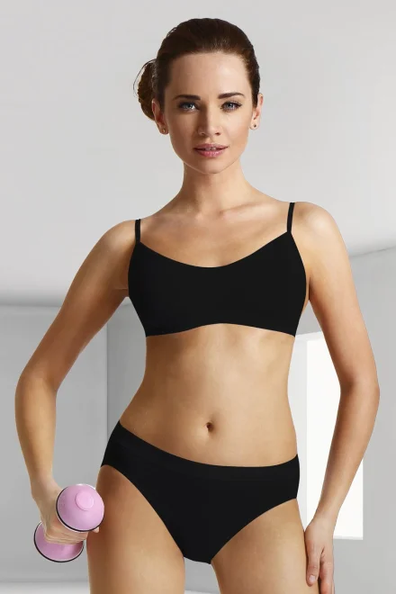 Sportovní top Sally - Černá