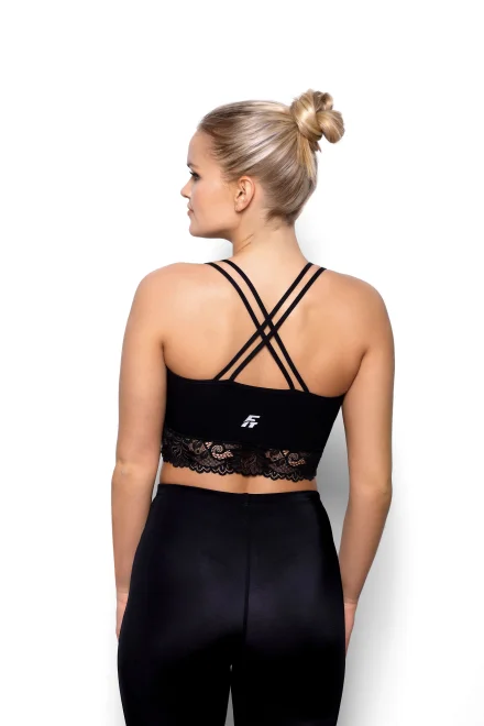 Sportovní top Aurora Top Fit - Černá