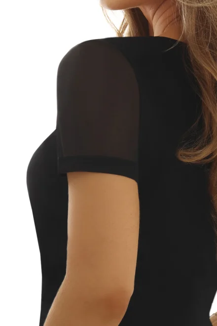 Halenka Beatris - viskóza - Černá