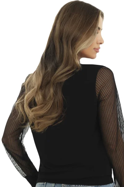 Halenka Marta - viskóza - Černá