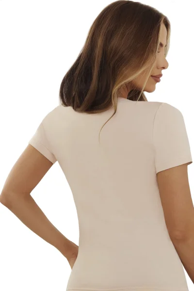 Dámské tričko Ida - viskóza - Béžová