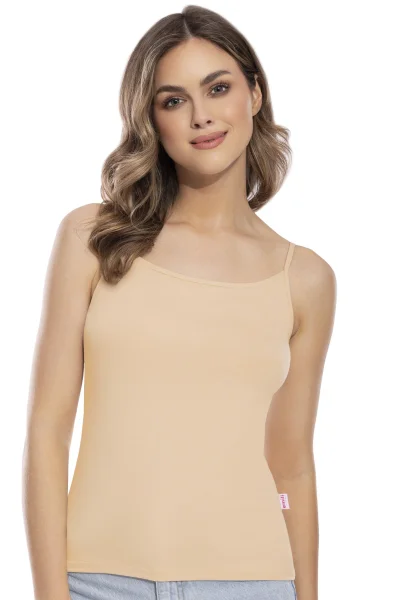 Tílko Tisa - na ramínka - Béžová