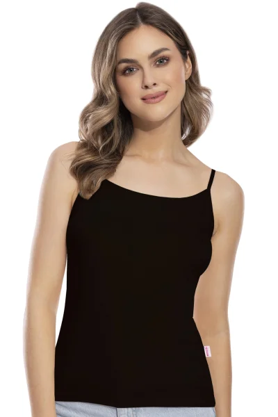 Tílko Tisa - na ramínka - Černá