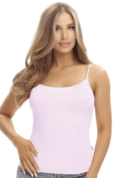 Tílko Tisa - na ramínka - Světle růžová