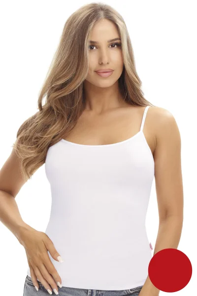 Tílko Tisa - na ramínka - Červená