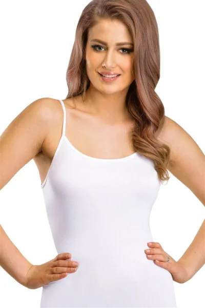 Tílko Tisa - na ramínka - Bílá