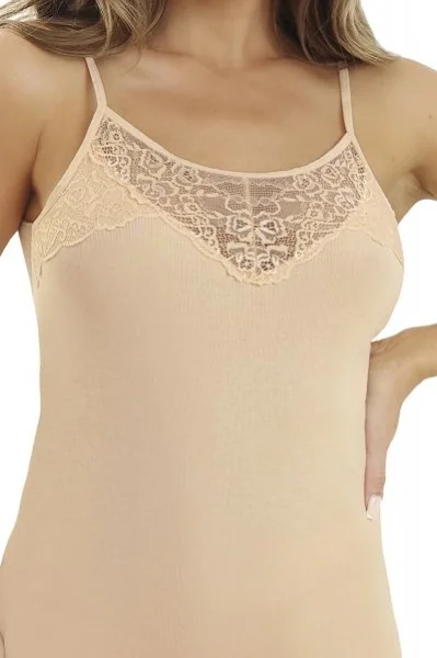 Spodní košilka Caprice - bavlna - Béžová