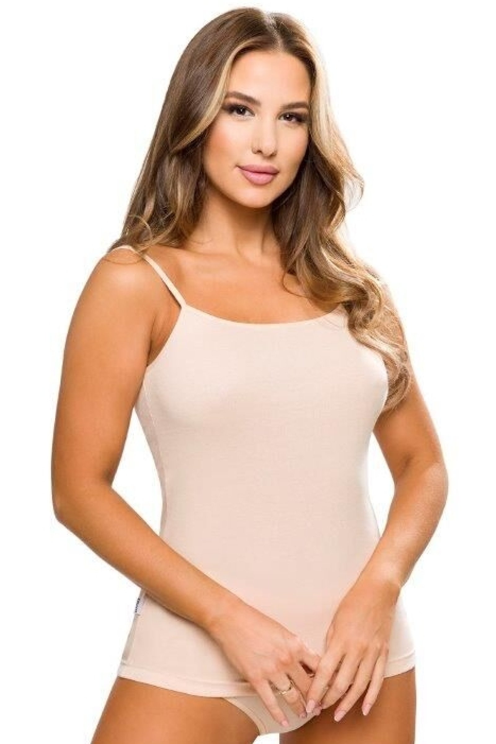 Spodní košilka Emili Rita - bavlna Béžová 3XL