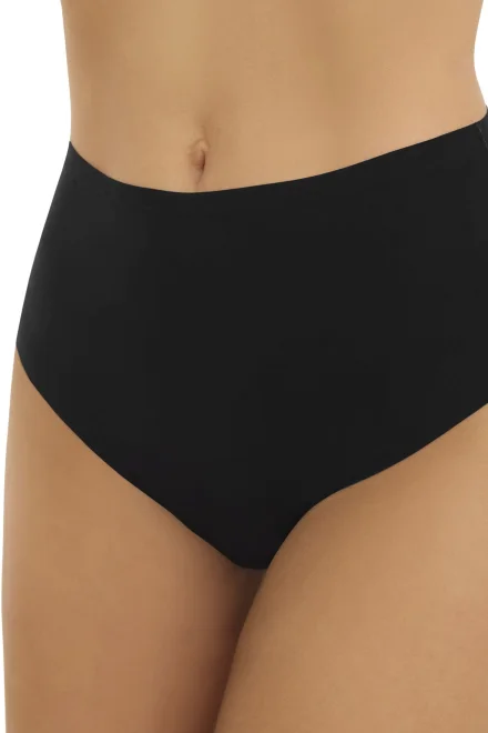 Tanga Arya Maxi - vyšší pas - Černá
