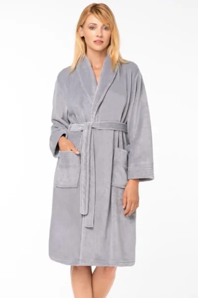 Dámský župan Callisto - Šedá