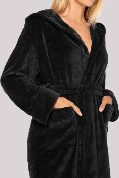 Dámský župan Cupid - Černá