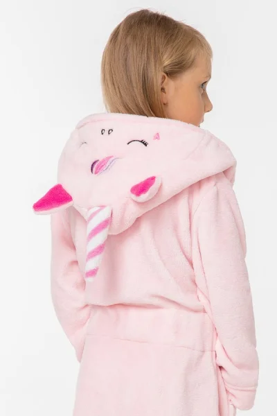 Dívčí župan Unicorn - Růžová