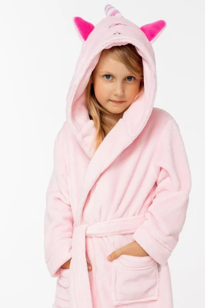 Dívčí župan Unicorn - Růžová