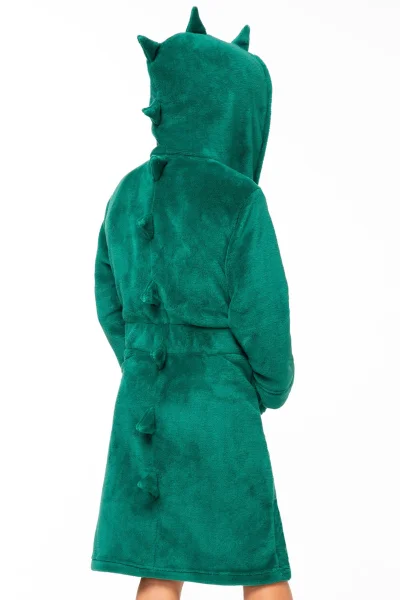 Dětský župan Aligator - měkký - Zelená