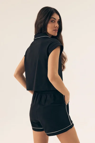 Dámská souprava Remi - s kraťasy - Černá