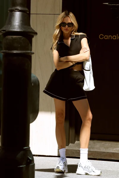 Dámská souprava Remi - s kraťasy - Černá