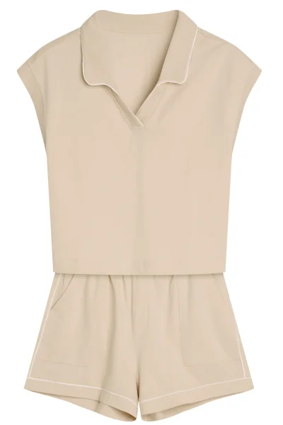 Dámská souprava Remi - s kraťasy - Písková