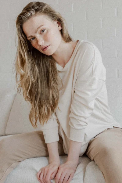 CRE Dámská mikina Joyland - Krémová