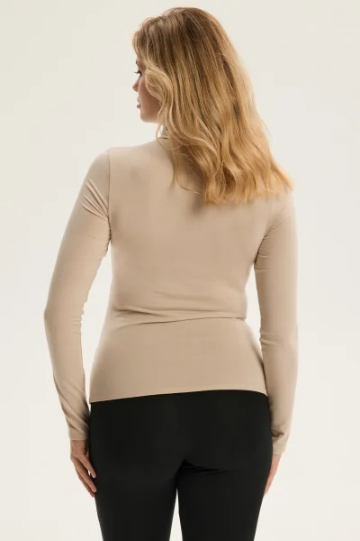 Dámský rolák Comodo - Světle béžová