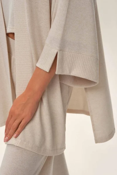 Kardigan Jen - 3/4 rukáv - Světle béžová