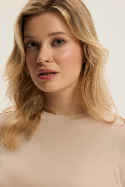 Dámské triko Ruth - modal - Světle béžová