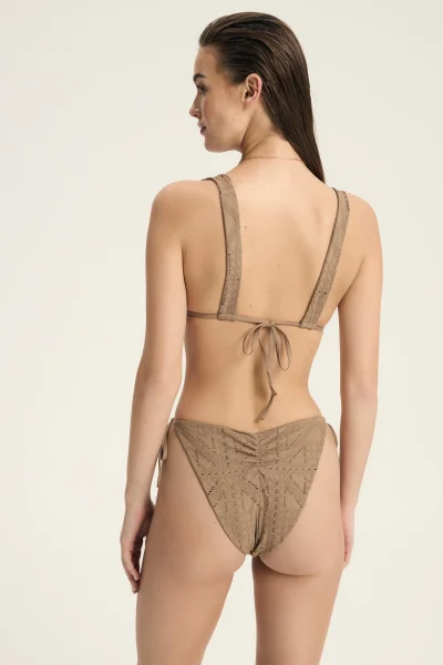 Dvoudílné plavky Coraly - Světle hnědá